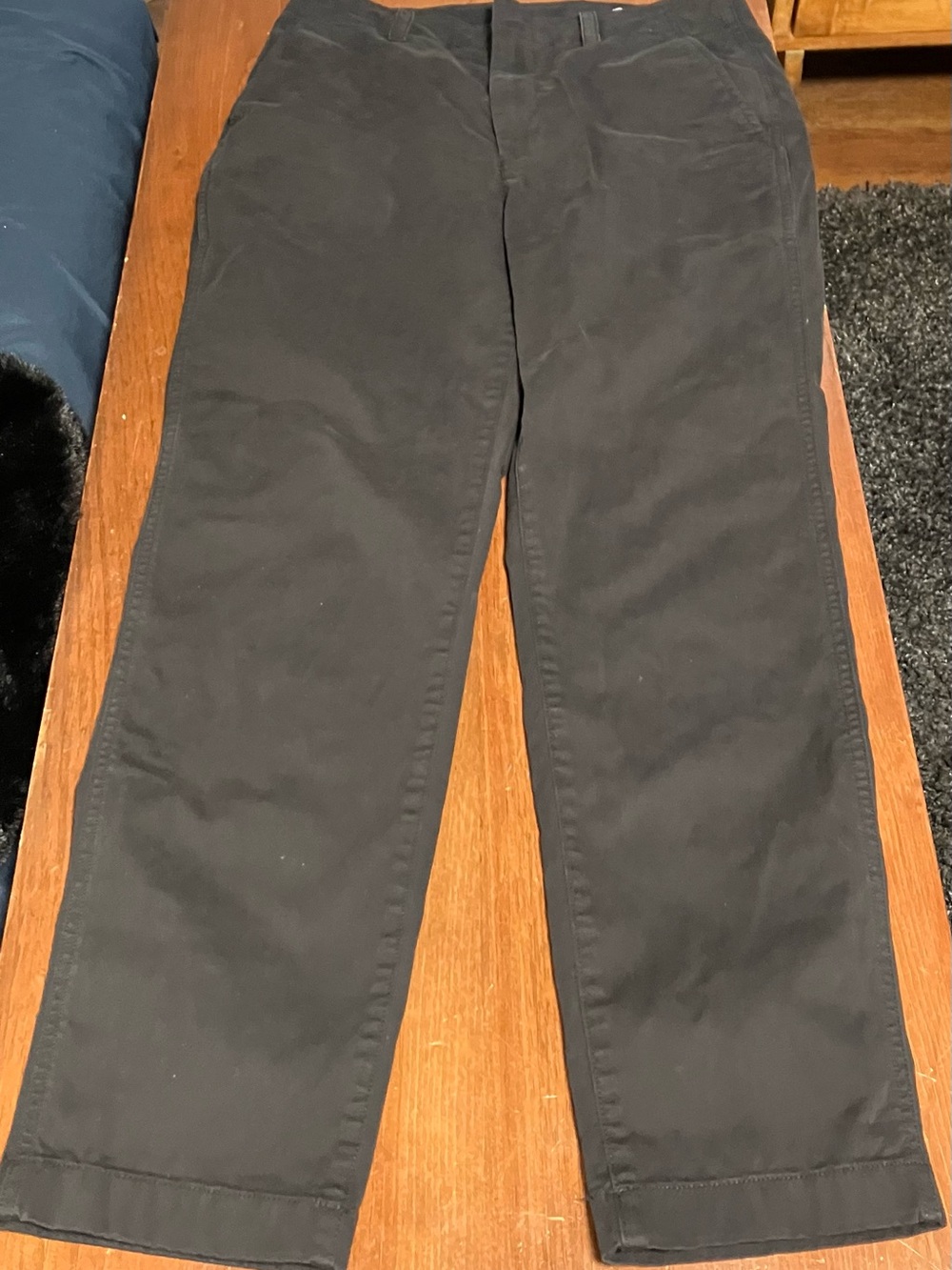 GAP Straight Leg Pants in Dark Brown